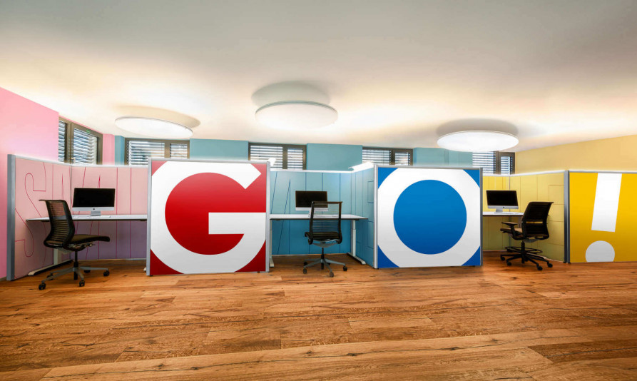 Trennwände Lichtlösung